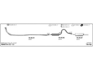 IMASAF 561000283 išmetimo sistema 
 Išmetimo sistema -> Išmetimo sistema, visa