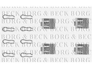 BORG & BECK BBK1001 priedų komplektas, diskinių stabdžių trinkelės 
 Stabdžių sistema -> Diskinis stabdys -> Stabdžių dalys/priedai