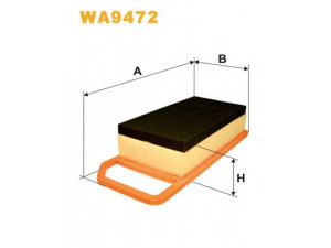 WIX FILTERS WA9472 oro filtras 
 Filtrai -> Oro filtras
1444CW, 9650367780