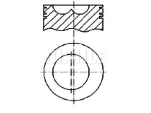 MAHLE ORIGINAL S57250 STD-A stūmoklis