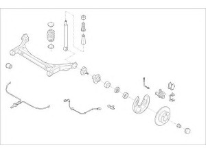 DELPHI SEAT-14425-R rato pakaba 
 Ašies montavimas/vairavimo mechanizmas/ratai -> Prekių paieška pagal schemą