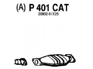 FENNO P401CAT katalizatoriaus keitiklis 
 Išmetimo sistema -> Katalizatoriaus keitiklis
BM90461, 20802-01X25, 20802-01Y89