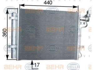 HELLA 8FC 351 303-121 kondensatorius, oro kondicionierius 
 Oro kondicionavimas -> Kondensatorius
97606-2F700