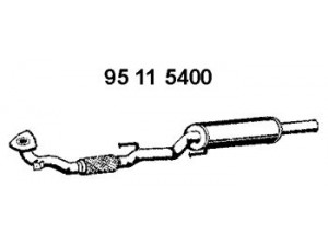 EBERSPÄCHER 95 11 5400 priekinis duslintuvas 
 Išmetimo sistema -> Duslintuvas
5Z0.253.059 CM, 5Z0.253.059 F