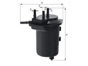 UNIFLUX FILTERS XN270 kuro filtras 
 Techninės priežiūros dalys -> Papildomas remontas
82 00 186 217, 82 00 458 420
