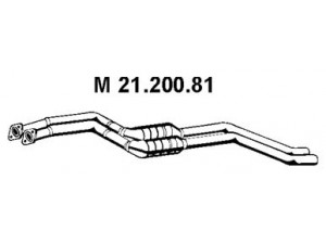 EBERSPÄCHER 21.200.81 vidurinis duslintuvas 
 Išmetimo sistema -> Duslintuvas
18 10 7 503 767