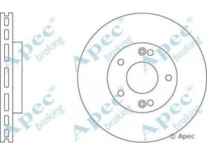 APEC braking DSK2251 stabdžių diskas 
 Dviratė transporto priemonės -> Stabdžių sistema -> Stabdžių diskai / priedai
51712-1F300, 51712-2C700, 517121D100