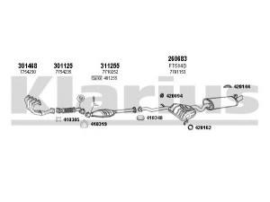 KLARIUS 330413E išmetimo sistema 
 Išmetimo sistema -> Išmetimo sistema, visa
