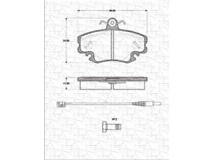 MAGNETI MARELLI 363702161182 stabdžių trinkelių rinkinys, diskinis stabdys 
 Techninės priežiūros dalys -> Papildomas remontas
7701 204 066, 7701 204 357, 7701 204 358
