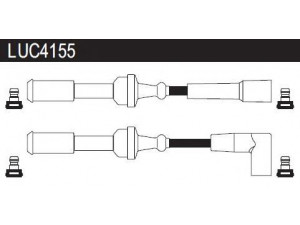 LUCAS ELECTRICAL LUC4155 uždegimo laido komplektas