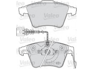 VALEO 598940 stabdžių trinkelių rinkinys, diskinis stabdys 
 Techninės priežiūros dalys -> Papildomas remontas
7L6698151B