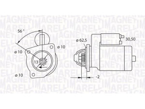 MAGNETI MARELLI 063523623010 starteris 
 Elektros įranga -> Starterio sistema -> Starteris
71 728 811, 71 782 363, 71716562