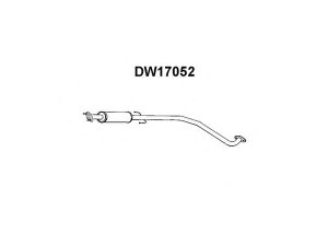 VENEPORTE DW17052 priekinis duslintuvas 
 Išmetimo sistema -> Duslintuvas
96536912