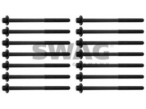 SWAG 20 93 9806 varžtų kompl., cil. galvutės varžtai 
 Variklis -> Cilindrų galvutė/dalys -> Cylindrų galvutės varžtas
11 12 7 812 925, 11 12 8 513 130