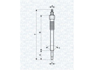 MAGNETI MARELLI 062900075304 kaitinimo žvakė 
 Kibirkšties / kaitinamasis uždegimas -> Kaitinimo kaištis
12 14 028, 12 14 036, 1214028, 1214036