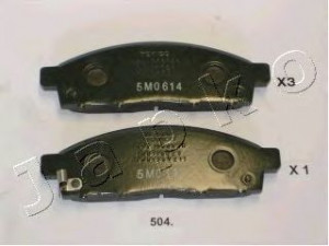 JAPKO 50504 stabdžių trinkelių rinkinys, diskinis stabdys 
 Techninės priežiūros dalys -> Papildomas remontas
4605A198, 4605A284