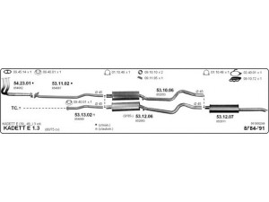 IMASAF 561000248 išmetimo sistema 
 Išmetimo sistema -> Išmetimo sistema, visa