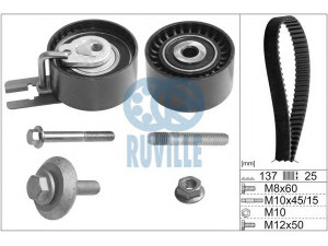 RUVILLE 5595372 paskirstymo diržo komplektas 
 Techninės priežiūros dalys -> Papildomas remontas
0831.P1, 0831.V4, 9467577389, 9467615880