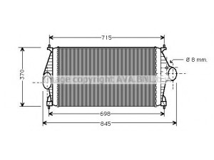 AVA QUALITY COOLING CNA4126 tarpinis suslėgto oro aušintuvas, kompresorius 
 Variklis -> Oro tiekimas -> Įkrovos agregatas (turbo/superįkrova) -> Tarpinis suslėgto oro aušintuvas
0384F0, 0384F4