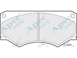 APEC braking PAD322 stabdžių trinkelių rinkinys, diskinis stabdys
0015868942, 6015860045