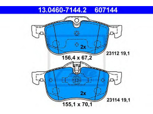 ATE 13.0460-7144.2 stabdžių trinkelių rinkinys, diskinis stabdys 
 Techninės priežiūros dalys -> Papildomas remontas
GBP90342AF, SFP100511