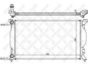 STELLOX 10-25334-SX radiatorius, variklio aušinimas 
 Aušinimo sistema -> Radiatorius/alyvos aušintuvas -> Radiatorius/dalys
8E0121251, 8E0121251A