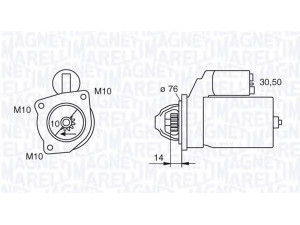 MAGNETI MARELLI 063280034010 starteris 
 Elektros įranga -> Starterio sistema -> Starteris
1345314, 1477973, 2T1411000AA, 2T1411000BA