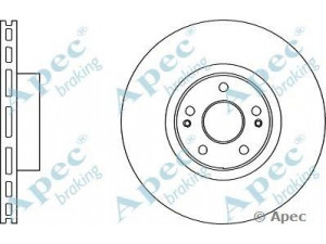 APEC braking DSK3028 stabdžių diskas
517123J500