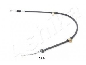 ASHIKA 131-05-514 trosas, stovėjimo stabdys 
 Stabdžių sistema -> Valdymo svirtys/trosai
MB520608