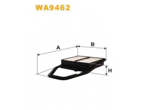 WIX FILTERS WA9462 oro filtras 
 Filtrai -> Oro filtras
17220-PLC-505, 17220PLC000
