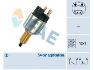 FAE 24470 stabdžių žibinto jungiklis 
 Stabdžių sistema -> Stabdžių žibinto jungiklis
000 545 87 09