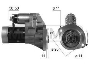 ERA 220204 starteris 
 Elektros įranga -> Starterio sistema -> Starteris
23300-2T700, 23300-43G01, 23300-6T000