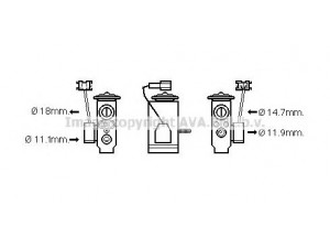 AVA QUALITY COOLING MS1592 išsiplėtimo vožtuvas, oro kondicionavimas 
 Oro kondicionavimas -> Vožtuvai
0038302384