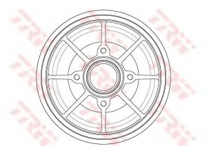 TRW DB4546MR stabdžių būgnas 
 Stabdžių sistema -> Būgninis stabdys -> Stabdžių būgnas
424750, 424750