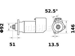 MAHLE ORIGINAL MS 466 starteris 
 Elektros įranga -> Starterio sistema -> Starteris
1547049, 3964839, 8113165