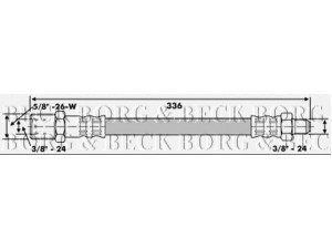 BORG & BECK BBH6524 stabdžių žarnelė 
 Stabdžių sistema -> Stabdžių žarnelės
75061955, 75061955, GBH 108, GBH108