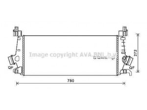 AVA QUALITY COOLING OL4647 tarpinis suslėgto oro aušintuvas, kompresorius 
 Variklis -> Oro tiekimas -> Įkrovos agregatas (turbo/superįkrova) -> Tarpinis suslėgto oro aušintuvas
1302267, 13393986