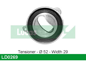 LUCAS ENGINE DRIVE LD0269 įtempiklio skriemulys, paskirstymo diržas