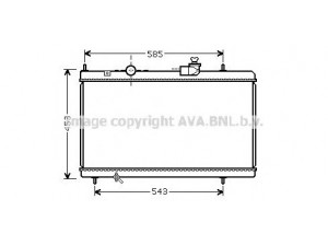 AVA QUALITY COOLING CN2228 radiatorius, variklio aušinimas 
 Aušinimo sistema -> Radiatorius/alyvos aušintuvas -> Radiatorius/dalys
1330K3, 96487709, 9648770980, 96487709