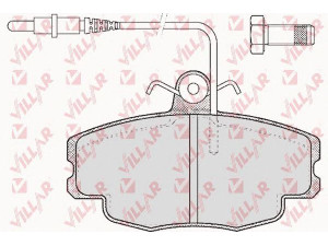 VILLAR 626.0422 stabdžių trinkelių rinkinys, diskinis stabdys 
 Techninės priežiūros dalys -> Papildomas remontas
95658557, E172038