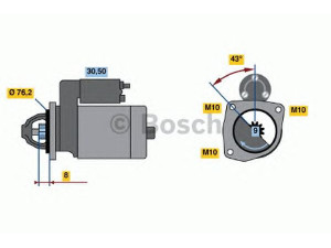 BOSCH 0 986 015 230 starteris 
 Elektros įranga -> Starterio sistema -> Starteris
1008842, 5020468, RV85BX 11000 AB