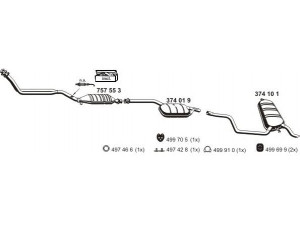 ERNST 040048 išmetimo sistema 
 Išmetimo sistema -> Išmetimo sistema, visa