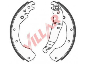 VILLAR 629.0620 stabdžių trinkelių komplektas 
 Techninės priežiūros dalys -> Papildomas remontas
1605591, 1605594, 1605690, 1605734