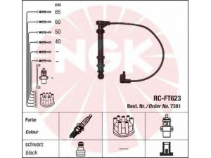 NGK 7381 uždegimo laido komplektas
46 41 30 88, 46 41 30 88, 46 41 30 88