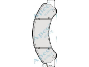 APEC braking PAD1889 stabdžių trinkelių rinkinys, diskinis stabdys
8971686330, 8973292660, 8973775220