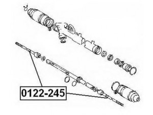 ASVA 0122-245 vidinė skersinė vairo trauklė 
 Vairavimas -> Vairo mechanizmo sujungimai
45503-29245
