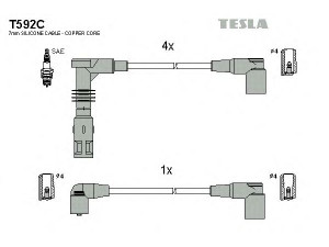 TESLA T592C uždegimo laido komplektas 
 Kibirkšties / kaitinamasis uždegimas -> Uždegimo laidai/jungtys
053905431, 053905433