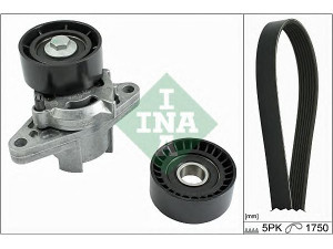 INA 529 0082 10 V formos rumbuotas diržas, komplektas 
 Techninės priežiūros dalys -> Techninės priežiūros intervalai
77 01 477 517, 77 01 477 521