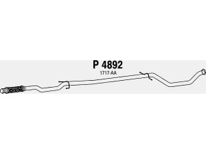 FENNO P4892 išleidimo kolektorius 
 Išmetimo sistema -> Išmetimo vamzdžiai
1717-AA