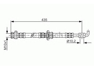 BOSCH 1 987 476 911 stabdžių žarnelė 
 Stabdžių sistema -> Stabdžių žarnelės
8-94403-322-3, 8-97134-830-0, 562304